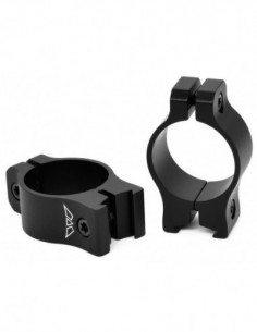 Juego de Anillas WARNE VAPOR 1" carril 11mm. [Fijas] - Bajas - V420M