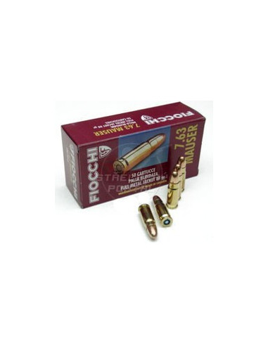 Munición FIOCCHI - 7.63 Mauser - 88 grains - FMJ - 70 7630
