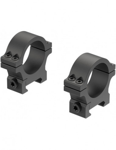 Juego de Anillas LEUPOLD Open Range Cross-Slot 30mm. [Fijas] - Bajas - 180946