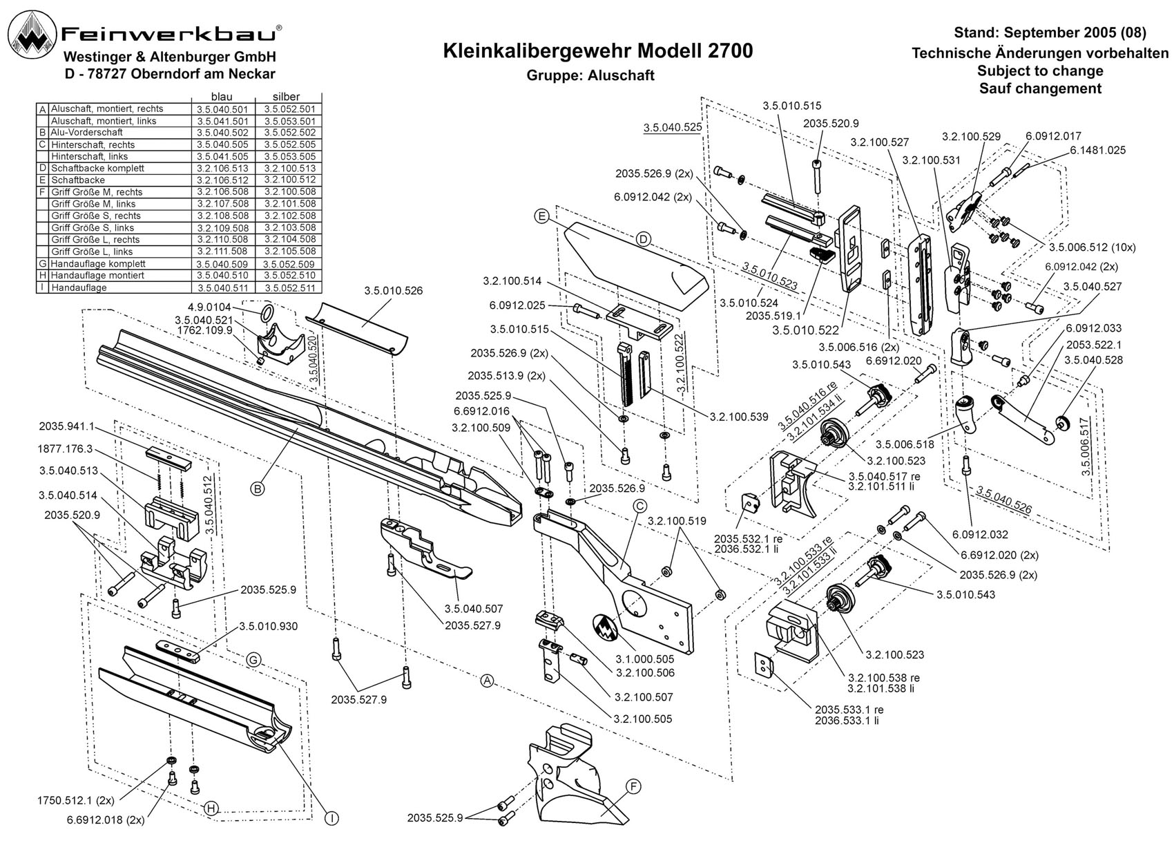 KK 2700 - culata de aluminio