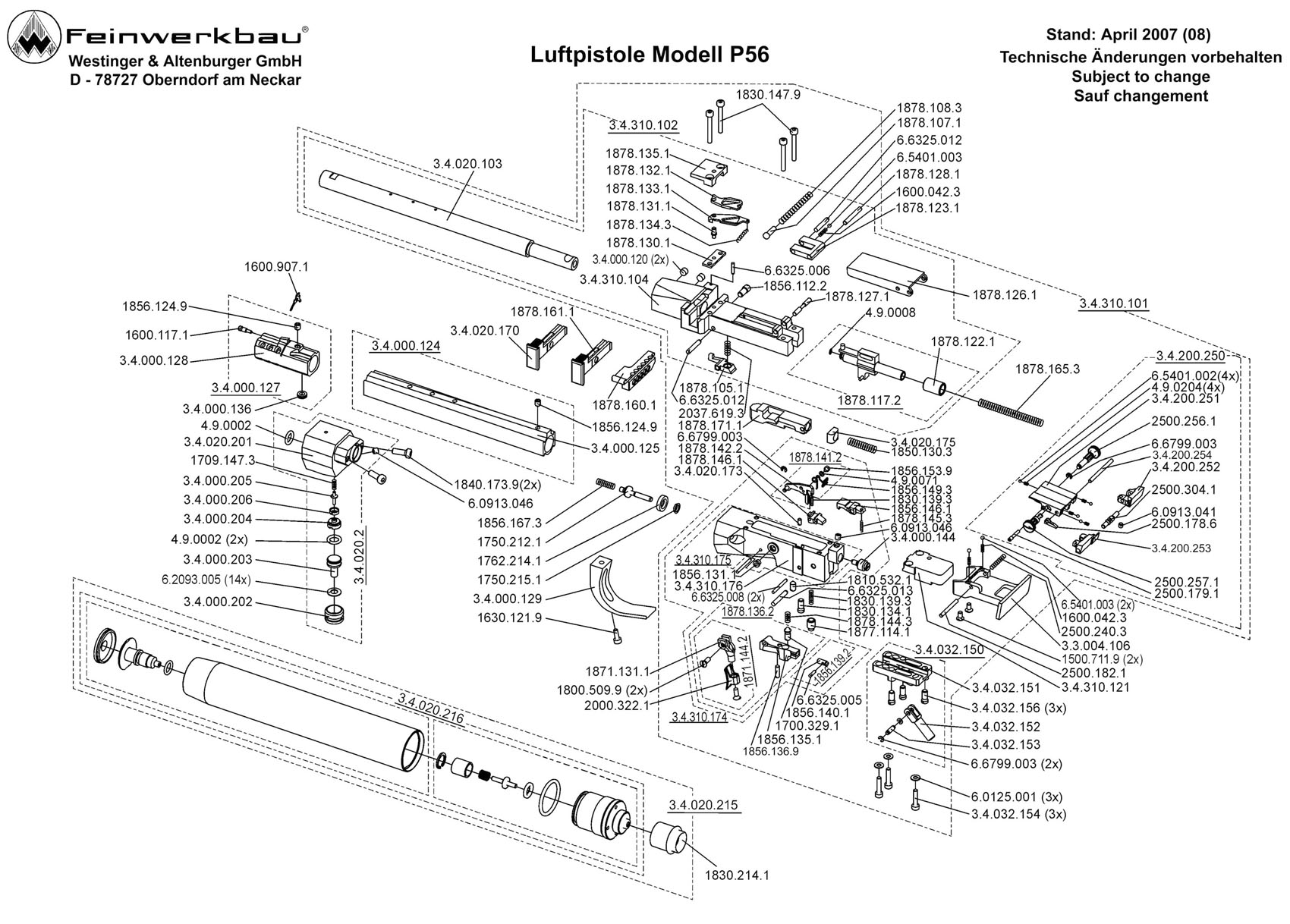 Feinwerkbau P56