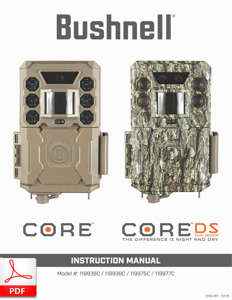 Bushnelll Core / Core DS (119936 / 119638 / 119975 / 119977)