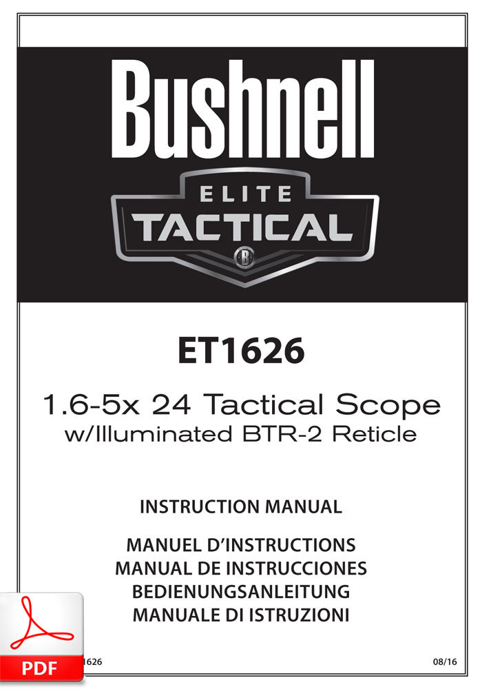 Bushnell Elite Tactical SMRS 1-6.5x24