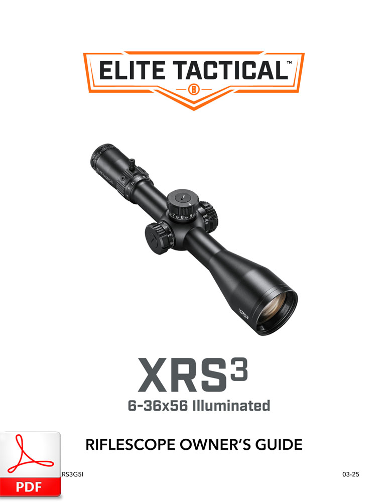 Bushnell Elite Tactical XRS3 (ETXRS3G5I)
