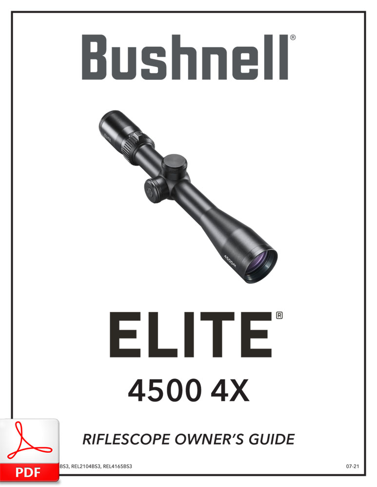 Bushnell Elite 4500 4X