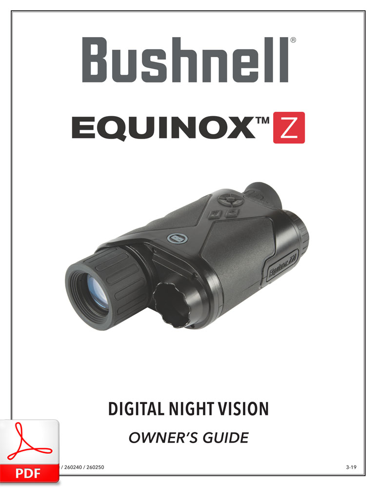 Bushnell EQUINOX Z2 (260230 / 260240 / 260250)
