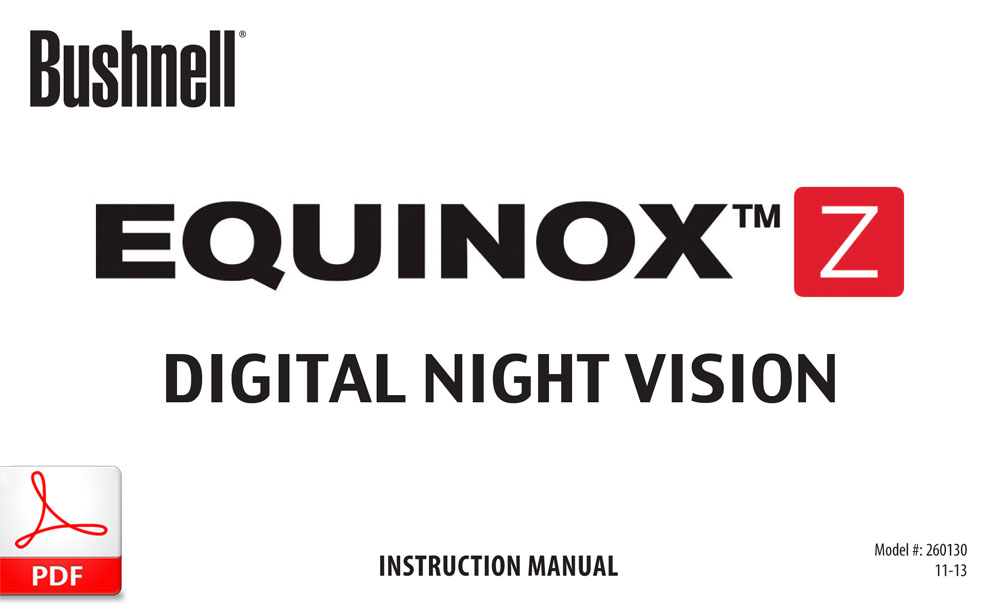 Bushnell EQUINOX Z - 3x30