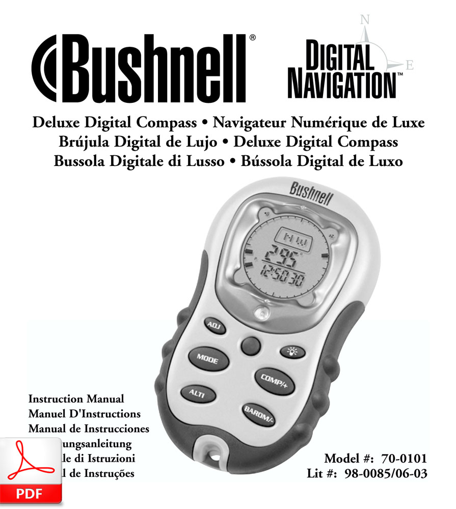 Bushnell navegador digital de mano