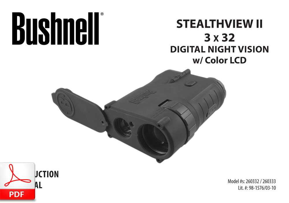 Bushnell STEALTHVIEW II - 3x32 (260332 / 260333)