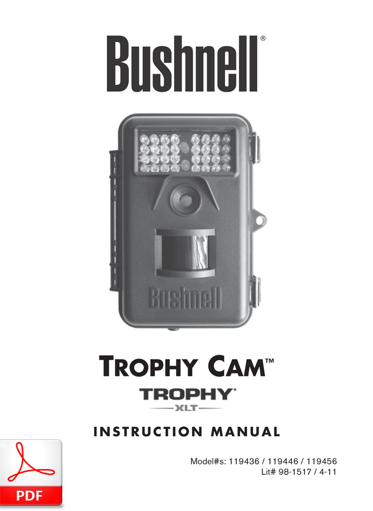 Bushnell Trophy Cam (119436 / 119446 / 119456)