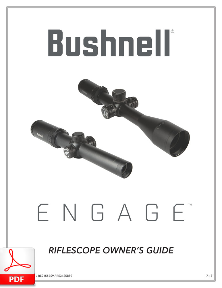 Bushnell Engage (RE1424BS9 / RE2155BS9 / RE3125BS9)