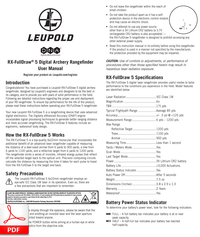 Leupold RX-Fulldraw 5