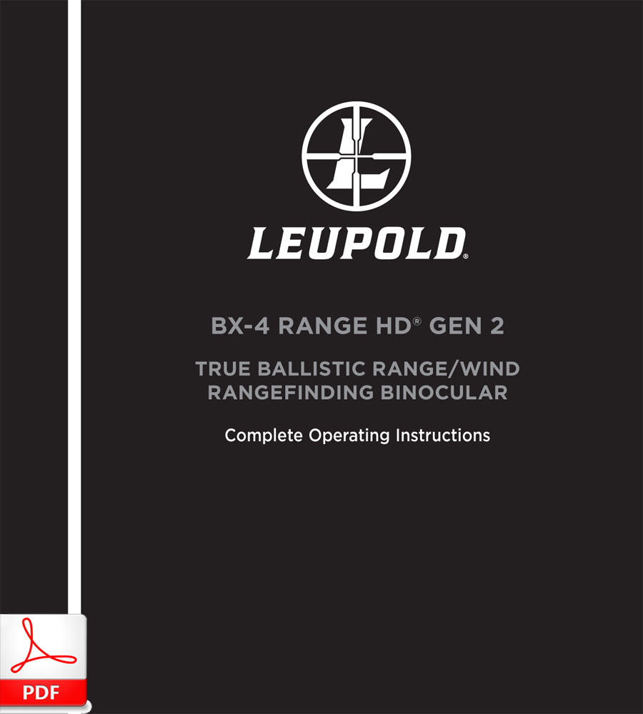 LEUPOLD BX-4 Range HD TBR/W Gen 2