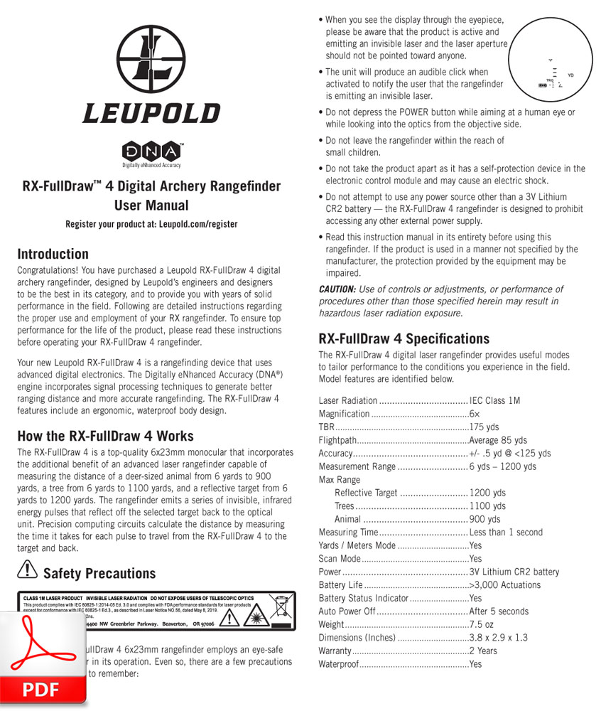 Leupold RX-Fulldraw 4