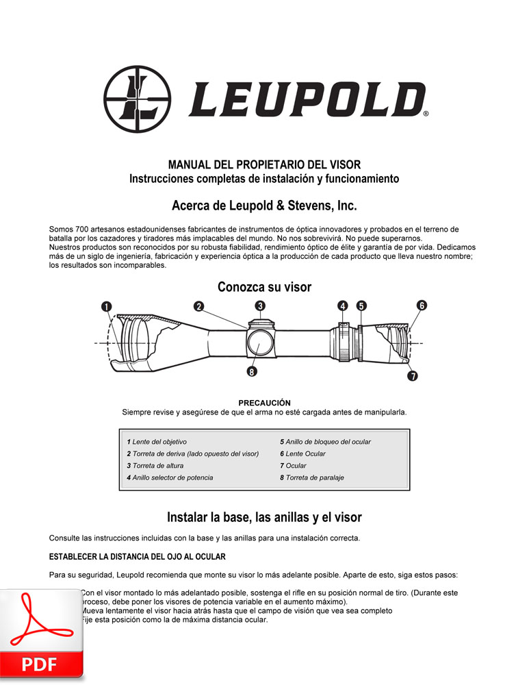 Leupold visores (genérico)