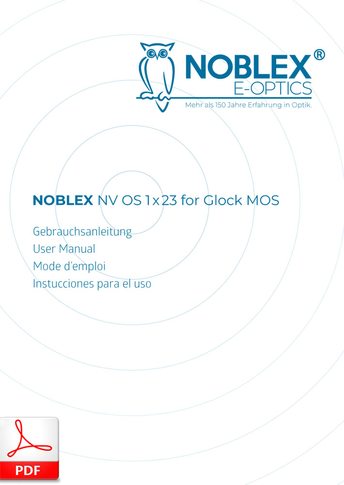 NOBLEX NV OS 1x23 para Glock MOS