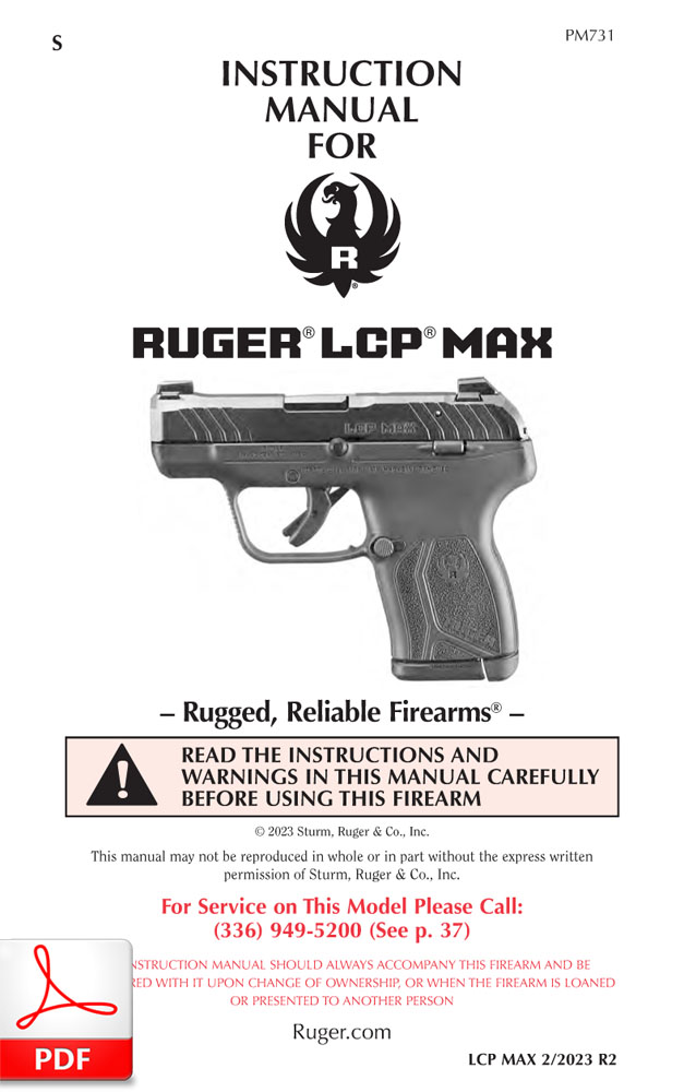 RUGER LCP MAX 