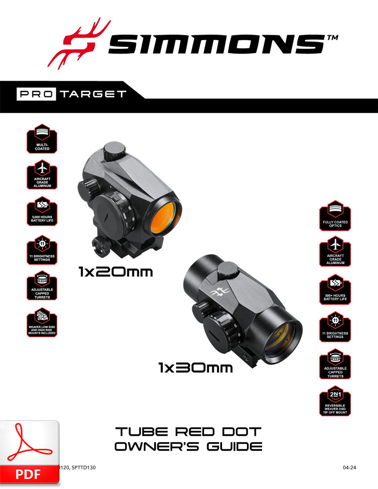 SIMMONS Pro Target 1x20 / 1x30