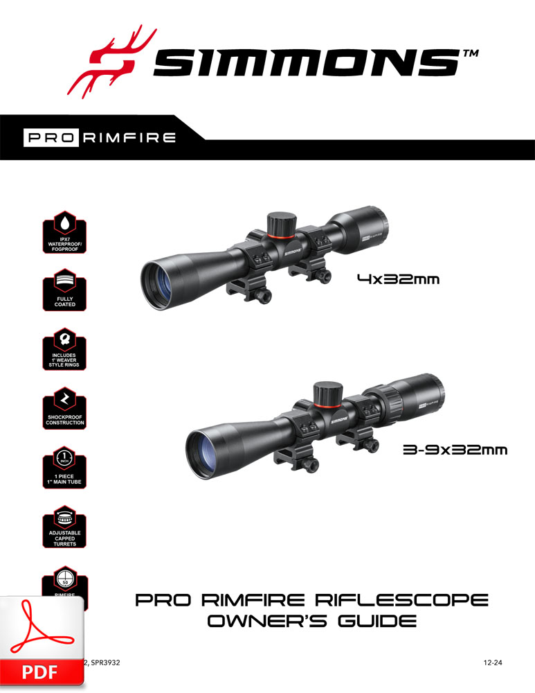 SIMMONS Pro Rimfire