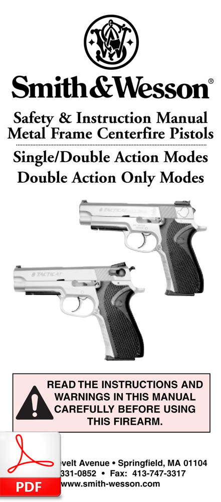 S&W pistolas de simple/doble acción