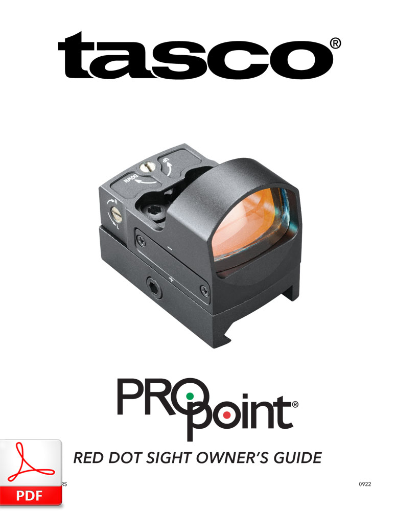 TASCO PRO POINT 1x25 Reflex Sight