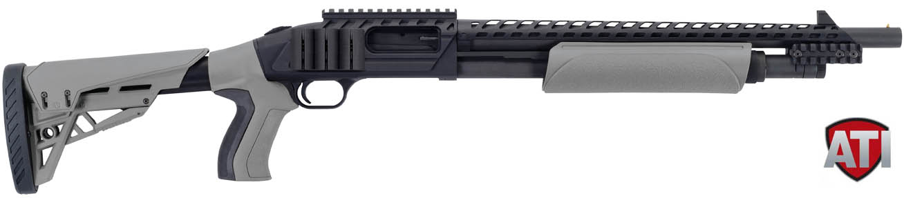 Escopeta de corredera MOSSBERG 500 ATI Tactical gris - 12/76