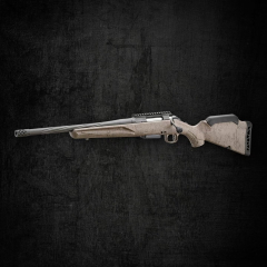 𝗥𝗨𝗚𝗘𝗥 𝗔𝗺𝗲𝗿𝗶𝗰𝗮𝗻 𝗥𝗮𝗻𝗰𝗵 💥
El modelo Ranch, una extensión de la familia Ruger American, es compacto, preciso y adaptable.
Cañón de 41 cm.de contorno medio forjado y martilleado en frío cuenta con rosca y cubre rosca instalado de fábrica (paso de hilo 5/8"-24).
Al igual que todos los rifles Ruger American, este nuevo modelo Ranch incluye el gatillo Ruger Marksman Adjustable™ y el sistema patentado Power Beding de Ruger para un rendimiento uniforme y preciso.