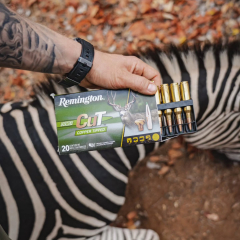 𝗥𝗘𝗠𝗜𝗡𝗚𝗧𝗢𝗡 𝗣𝗿𝗲𝗺𝗶𝗲𝗿 𝗖𝘂𝗧 💥

Remington lanza la munición para caza mayor, Premier CuT. Esta munición con punta de cobre establece un nuevo estándar en la caza, ofreciendo a los cazadores una precisión excepcional en un amplio rango de distancias con una bala sin plomo.

#info #Información